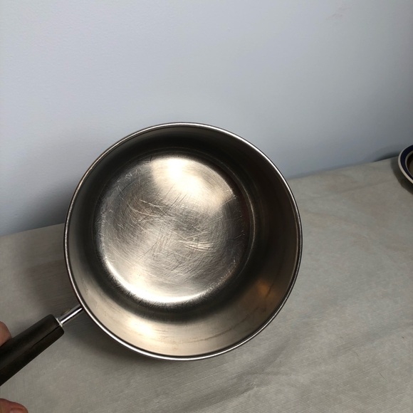 Vtg Revere Ware Copper Bottom SaucePan 2Quart 1801 No Lid Rome NY USA READ - Picture 3 of 9